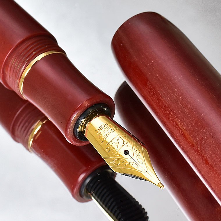 ◇○【WANCHER/ワンチャー】 ベークライト・マルン (七宝万年筆）耐久