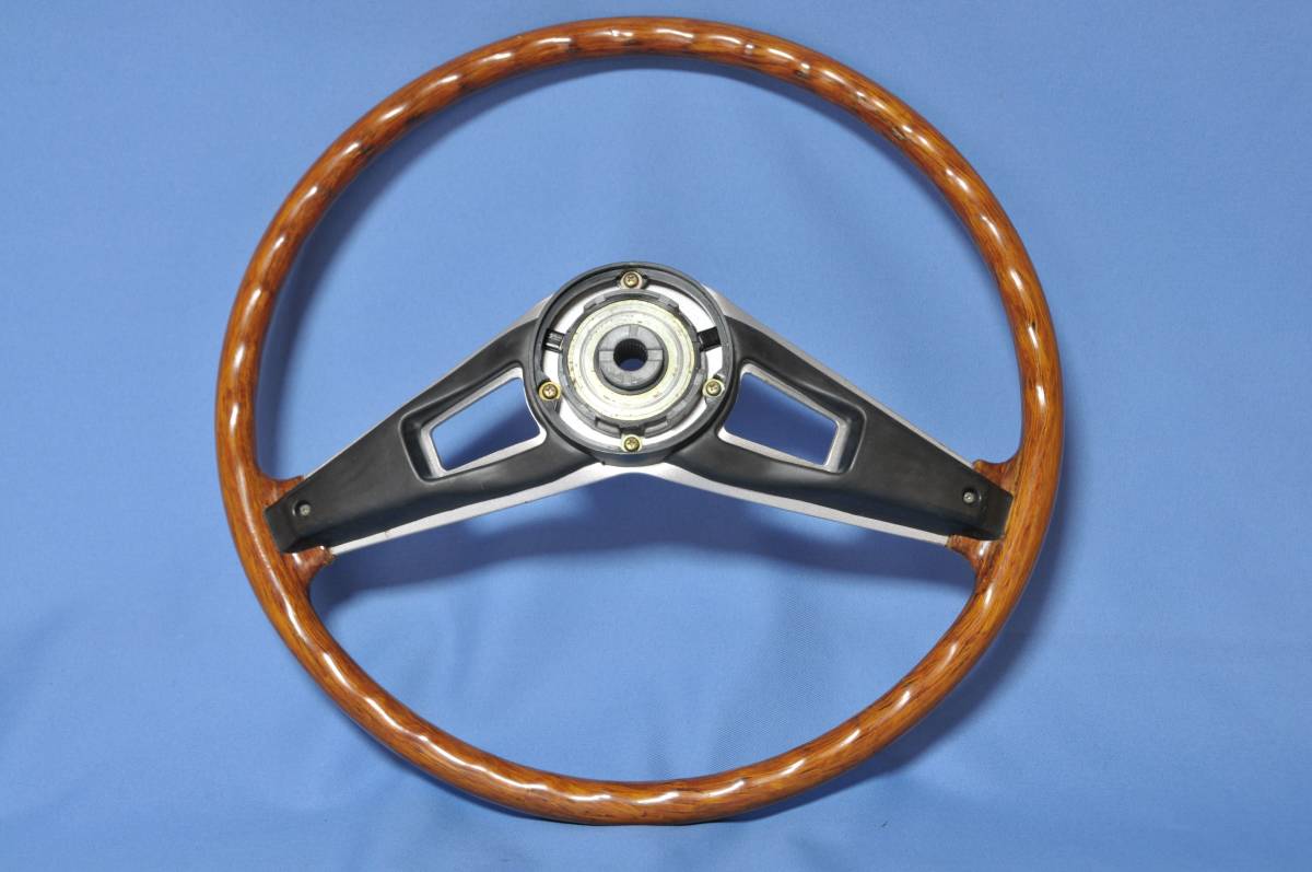 希少・当時物HONDA旧車ウッドステアリングFUTABAYA製 約38cm