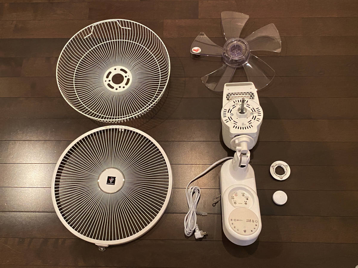 シャープ PJ-P3AK 壁掛け扇風機 送料無料(関東近郊のみ)(扇風機)｜売買