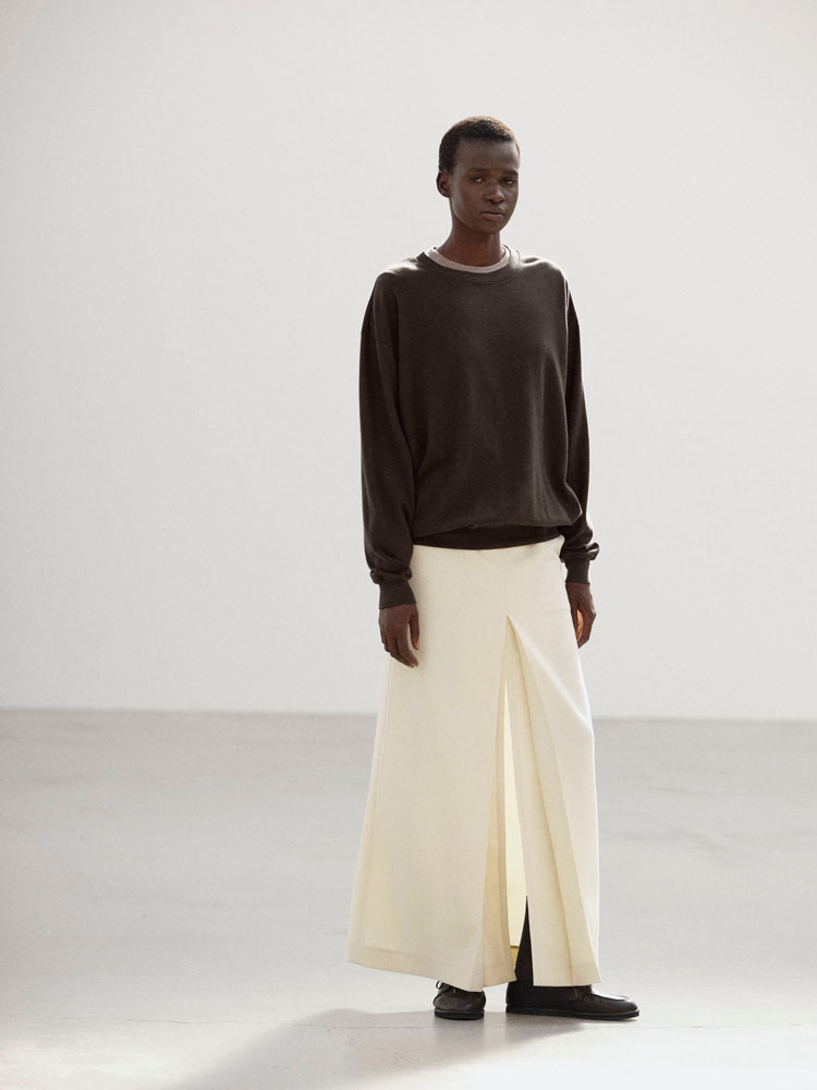 SUPER HIGH GAUGE SHEER RIB TURTLE NECK L/S TEE - AURALEE Official