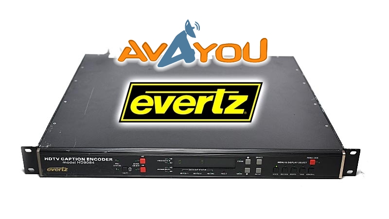Evertz HD9084 +2PS HD DTV Closed Caption Encoder CC | eBay