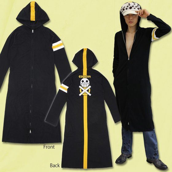 ワンピース ドレスローザ編 トラファルガー・ロー ロングパーカー