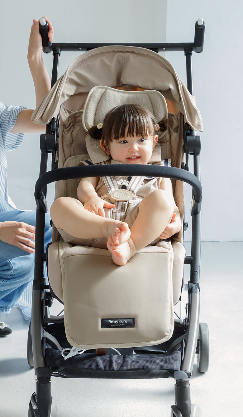 公式】BABYKURU® - ファン付きベビーカーシート「べびくるクール3