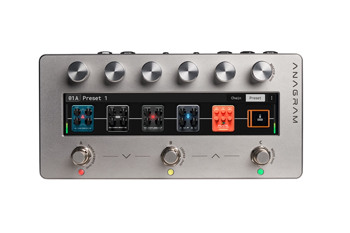 ダークグラスから直感的な操作が可能なマルチ・エフェクター「ANAGRAM