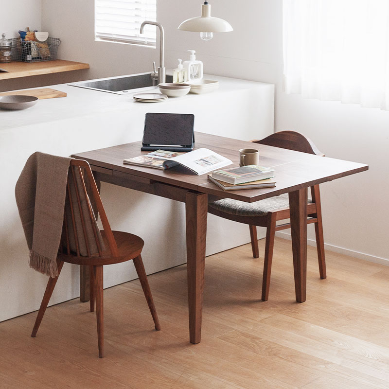 無垢材の伸長式テーブル | ボー・デコール オンラインショップ