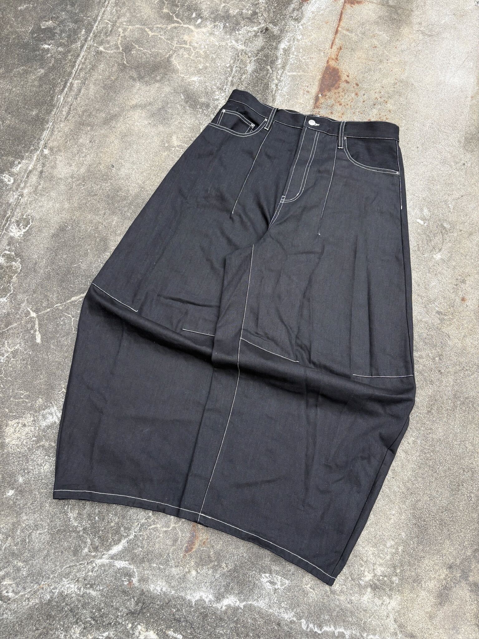 Pleated Wide-Leg Baggy Pants – BELVET