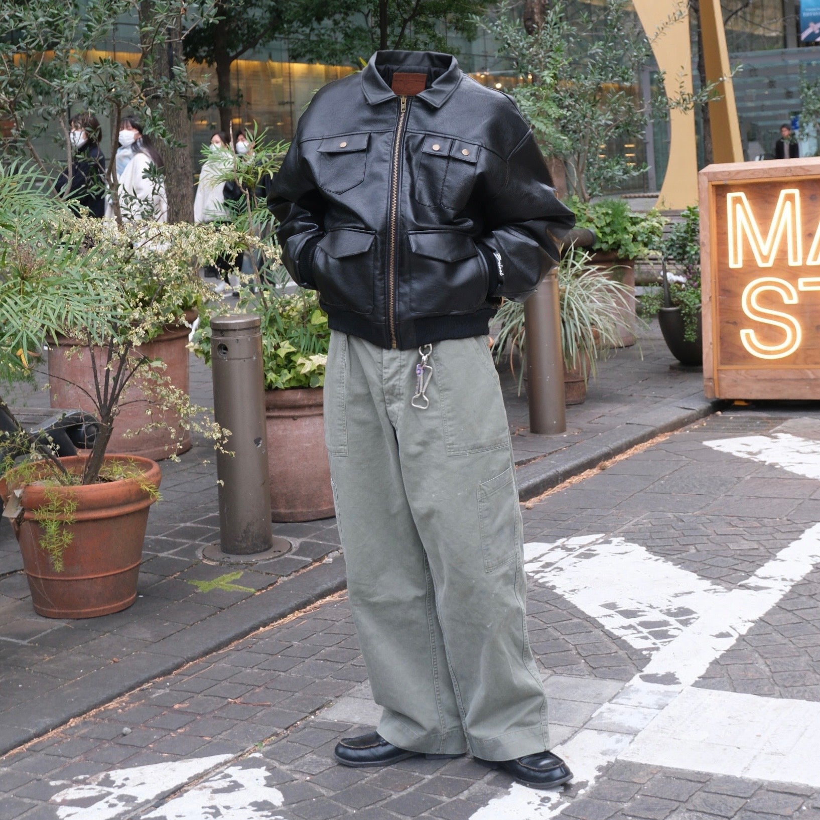 Vintage style Multi-Pocket Leather Jacket – BELVET