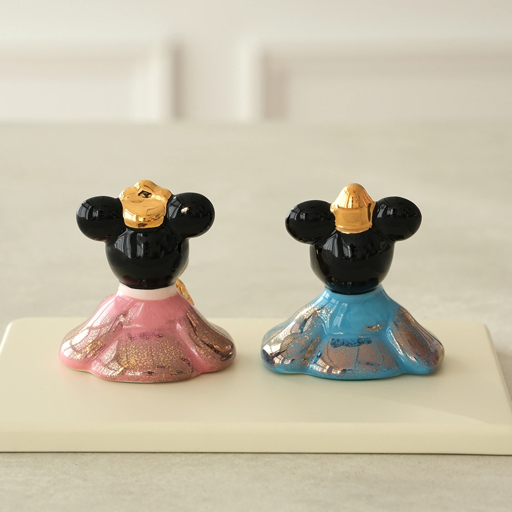 初節句 ひなまつり 雛人形】ミッキー＆ミニー 磁器ひな人形｜ベルビー