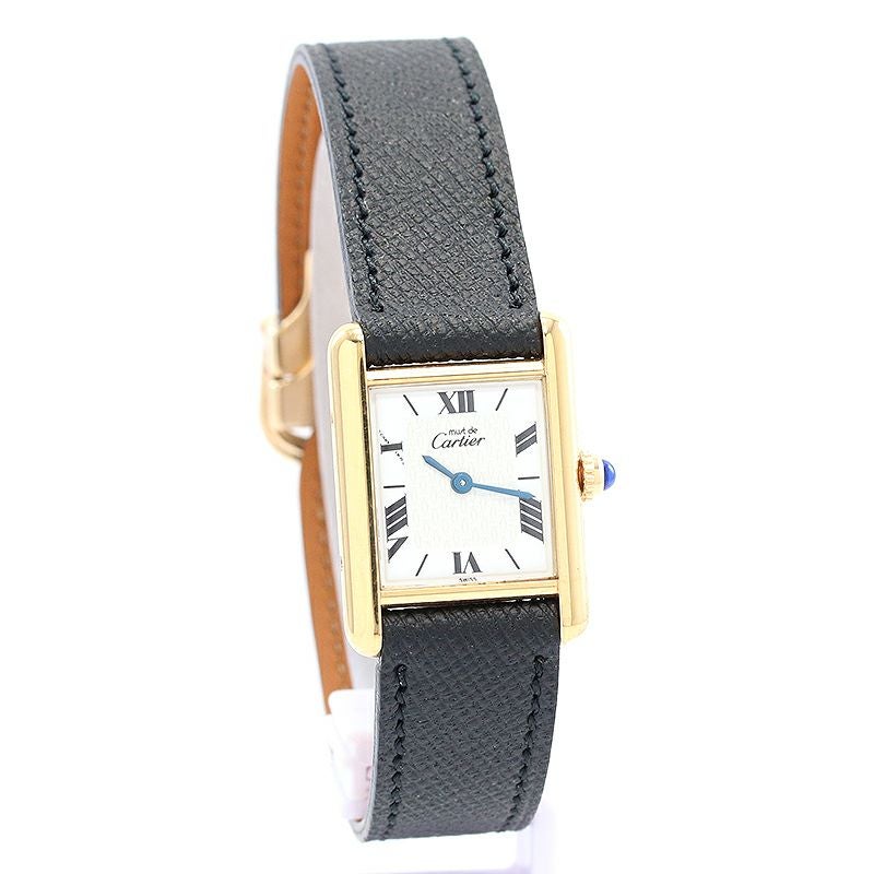 中古】CARTIER MUST TANK SMALL MODEL VERMEIL カルティエ マスト