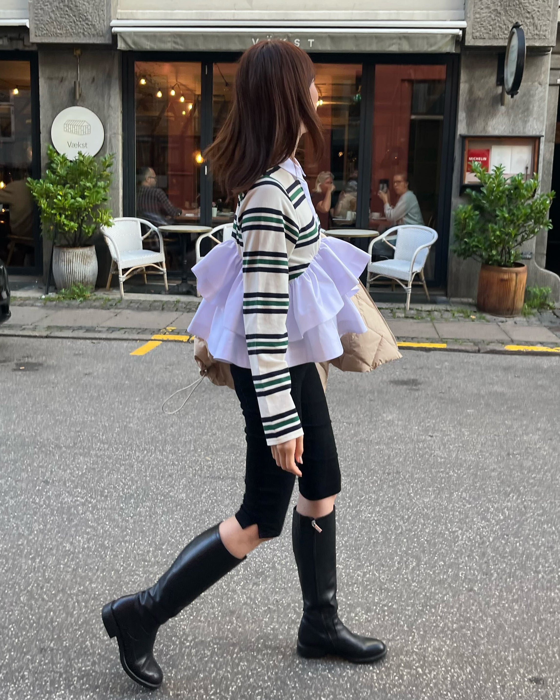 BIBIY. MADE | LOLA PEPURAMU POLO WHITE｜Bibiy.