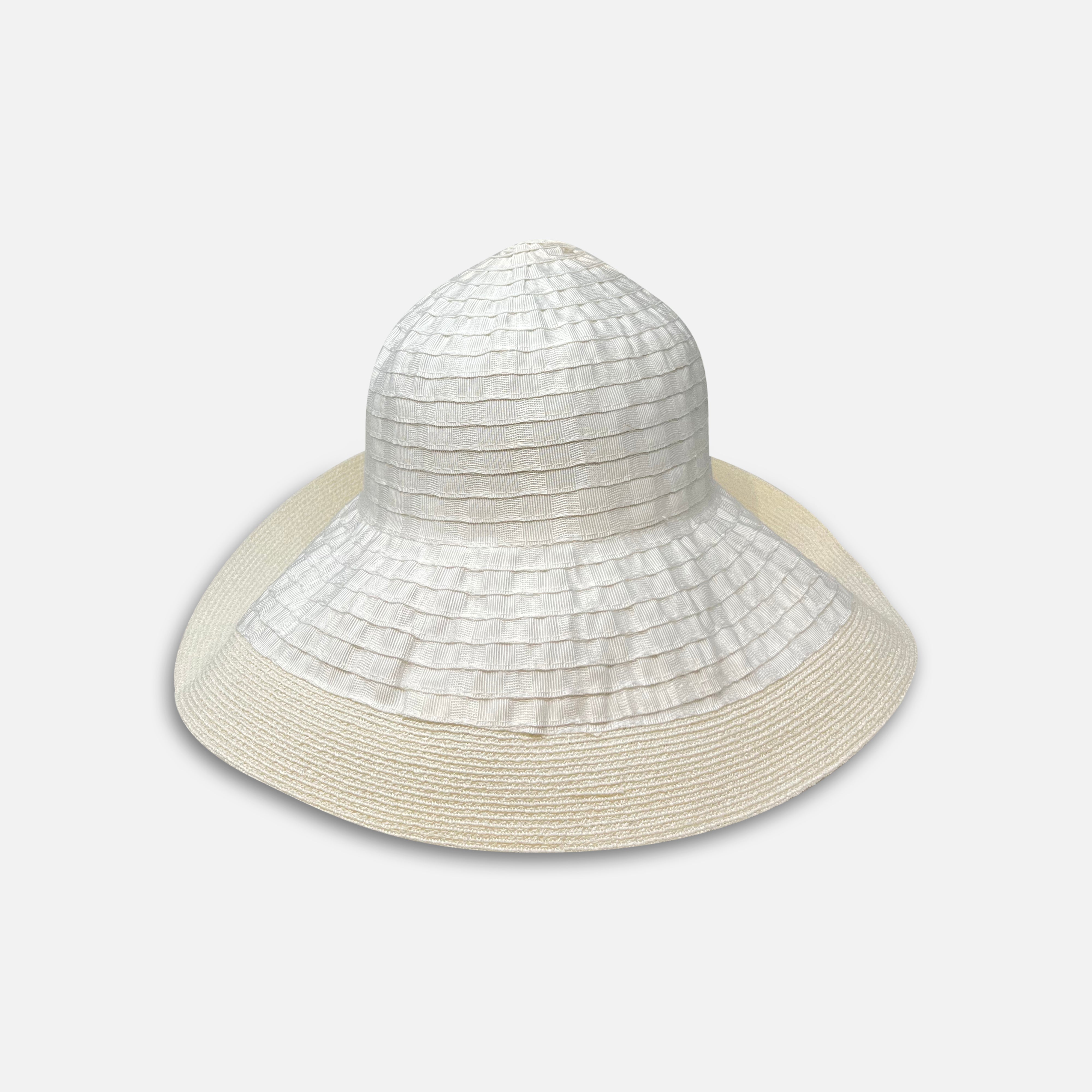 Grevi Wide Brim Hat with Abaca Trim – Big Bag