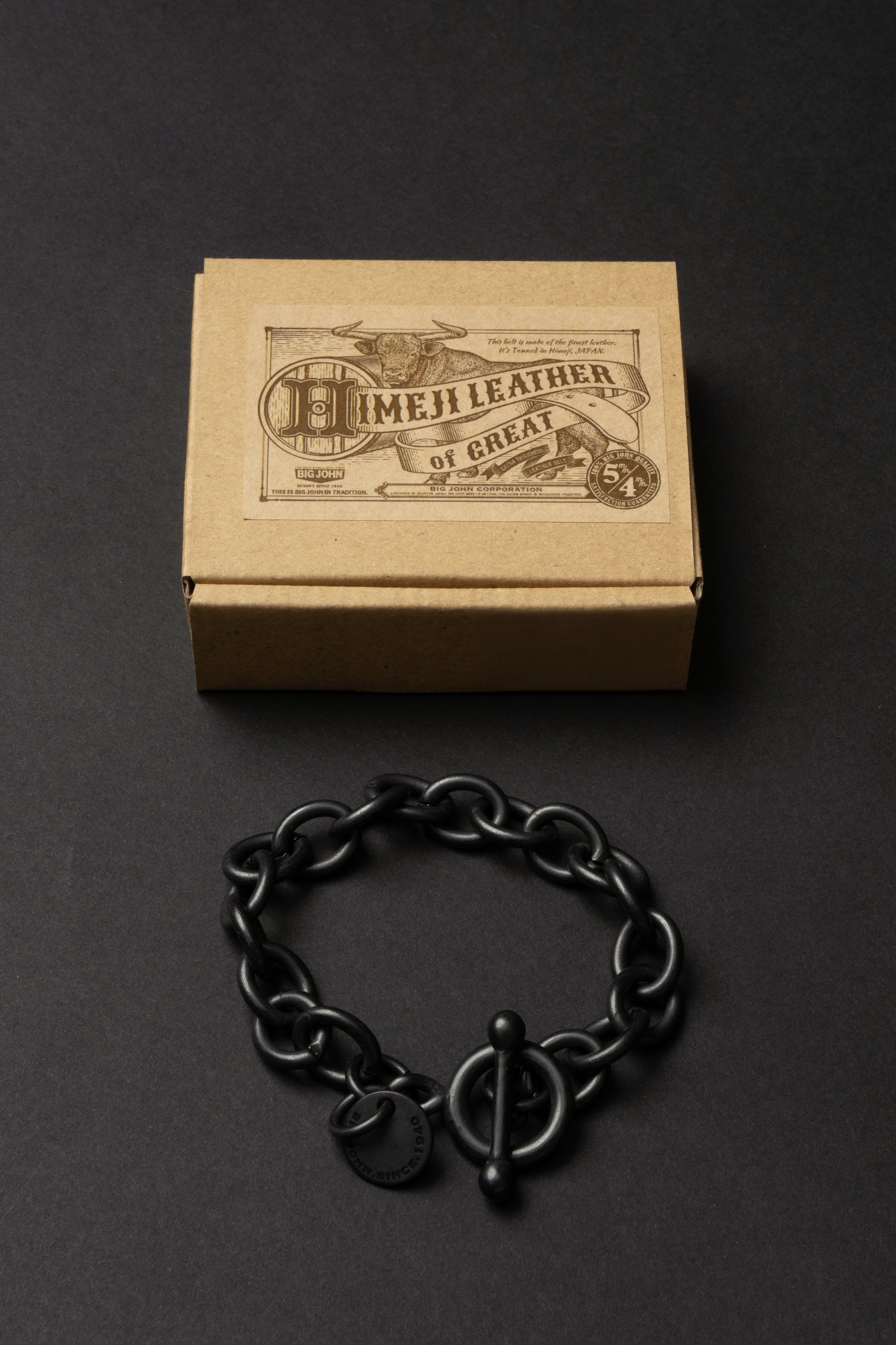 VBR01 BRASSブレスレット（マットブラック） – BIG JOHN【公式