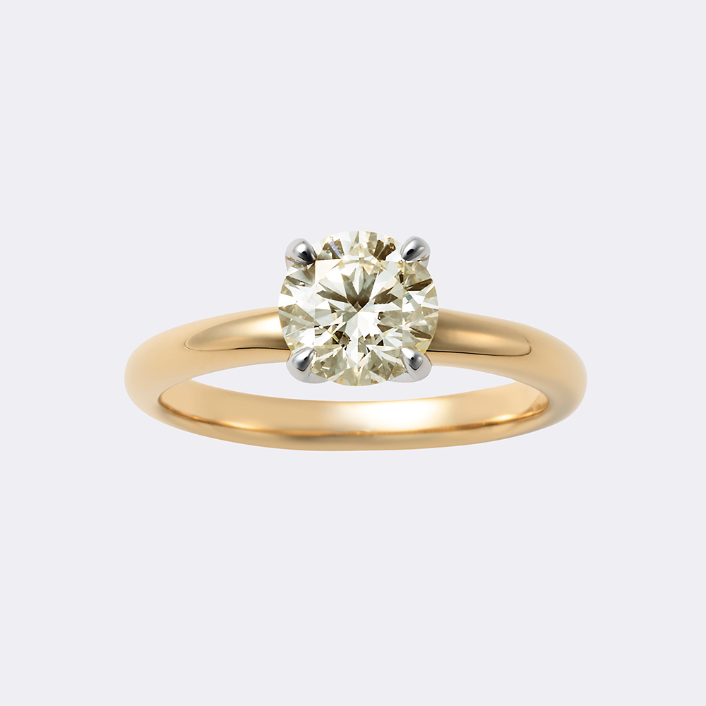 Fenice】1.00ct M IF 3EX Pt950／K18YG ダイヤモンドリング | 結婚指輪