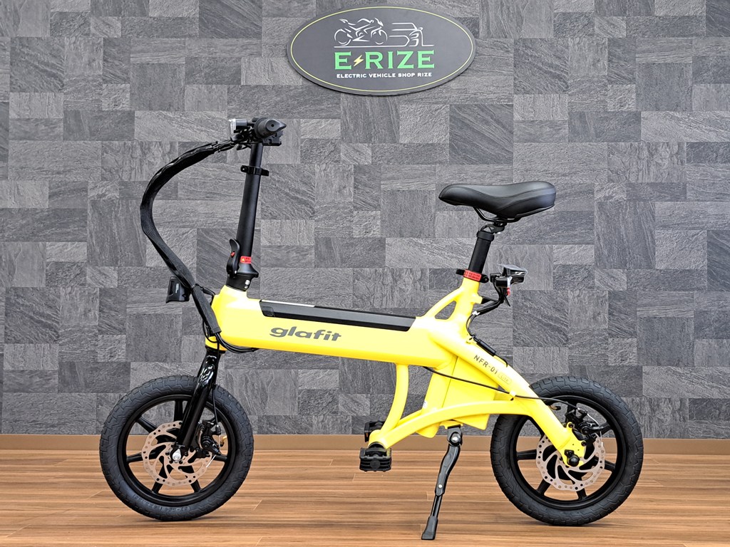 新車】glafit グラフィット 電動特定小型原動機付自転車 黄色