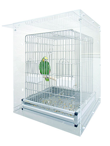 9991521【More Style】アクリルケージケースSLIM・扉ありL/465インコ