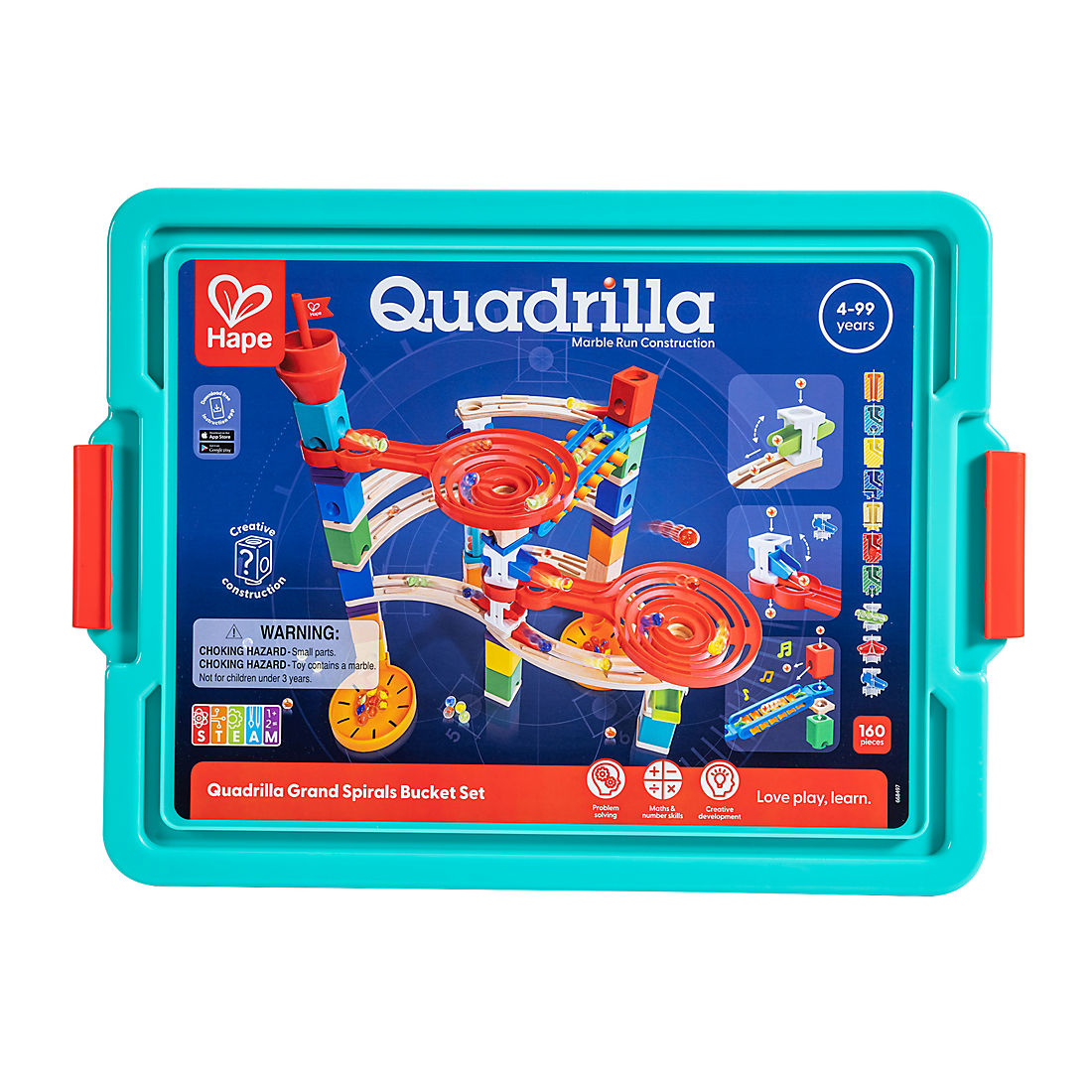 Hape Quadrilla 160-Piece Grand Spirals Playset | BJ's Wholesale Club