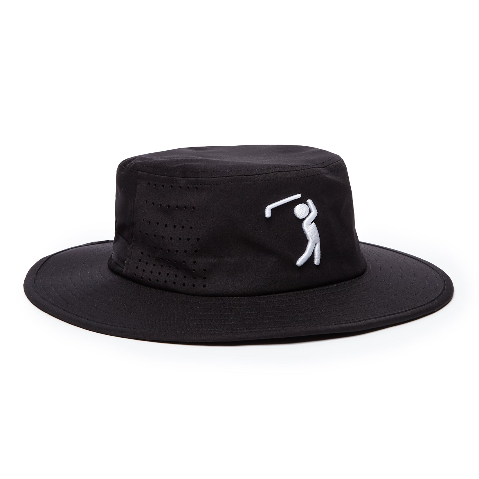 Bogey Bros Golf Co | Funny Golf Hats | Bogeyman Black Bucket Hat