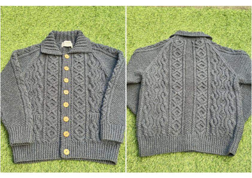 Knitwear :: INVERALLAN INDIGO MIX 3A LUMBER CARDIGAN