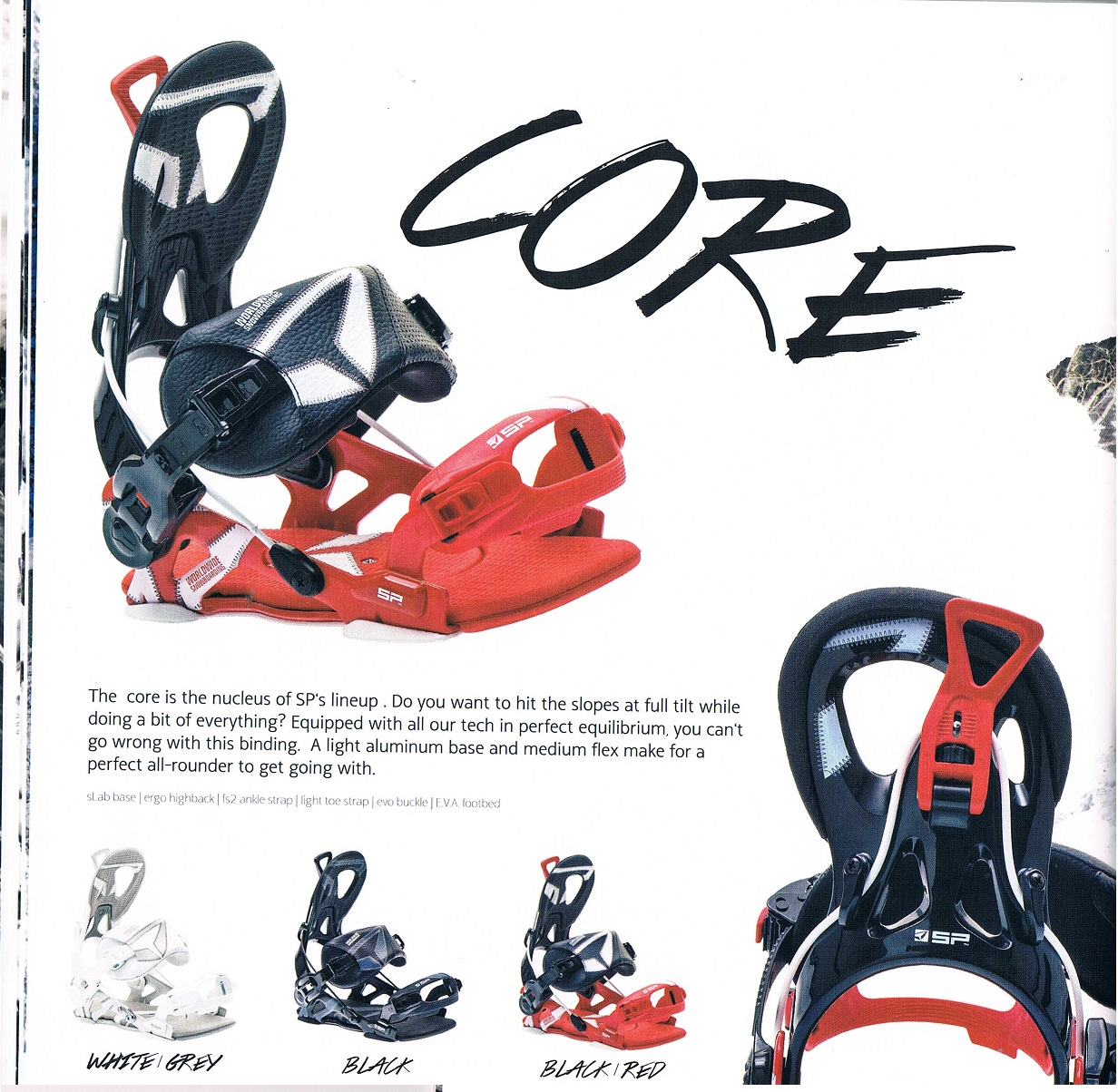 2016-2017 SP BINDINGS(SPﾋﾞﾝﾃﾞｨﾝｸﾞ) CORE(ｺｱ） | 海底少年カービング