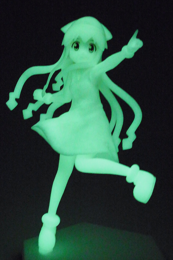 WAVE 侵略！イカ娘 蓄光版 ミニレビュー | ヒーローフィギュアをレビュー！