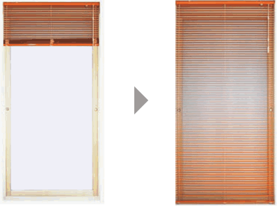 タチカワブラインド 木目調 ウッド調 ブラインド シルキー ビジュアル