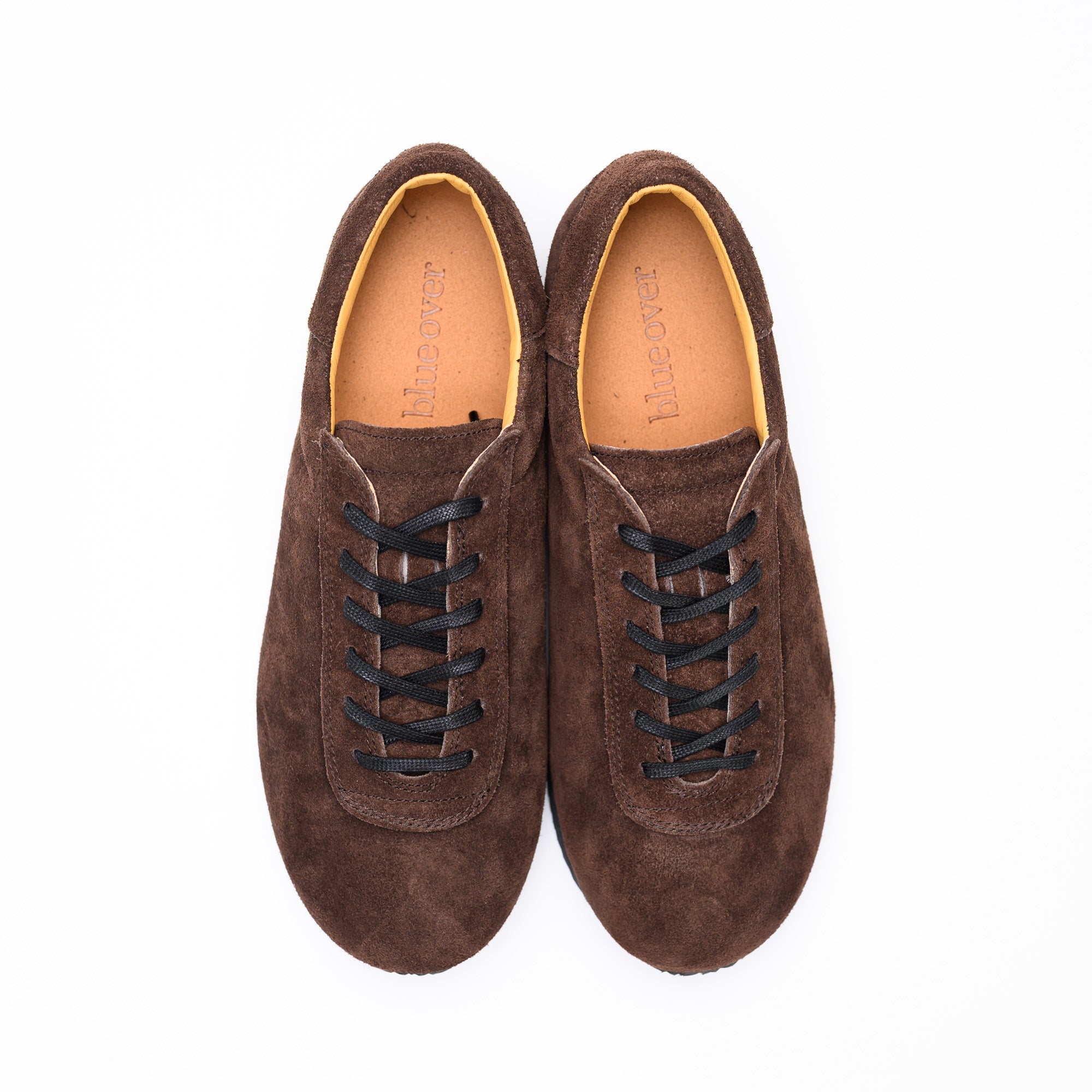 マイキー-ブラウン-幅広で歩くための日本製スニーカー-blueover