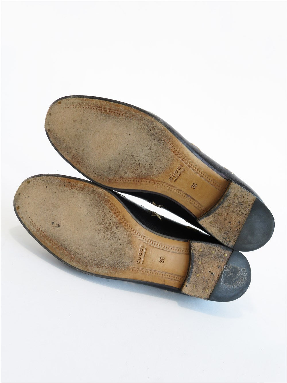 ホースビット Beeスター 刺繍 ローファー