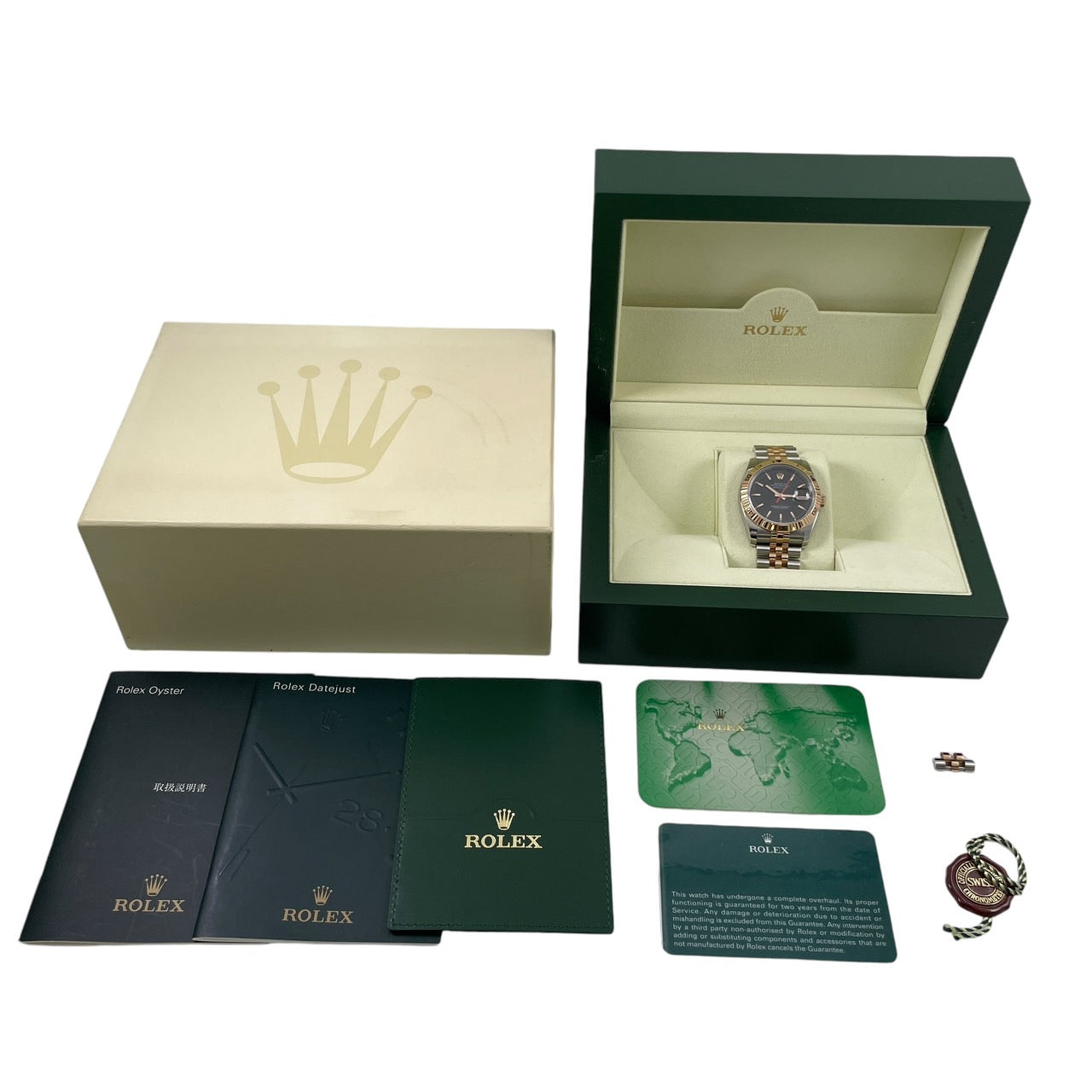 ROLEX】ロレックス デイトジャスト ターノグラフ 116261 腕時計 SS/PG