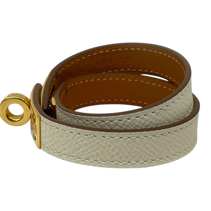 HERMES】エルメス ケリー ドゥブルトゥール ブレスレット レザー