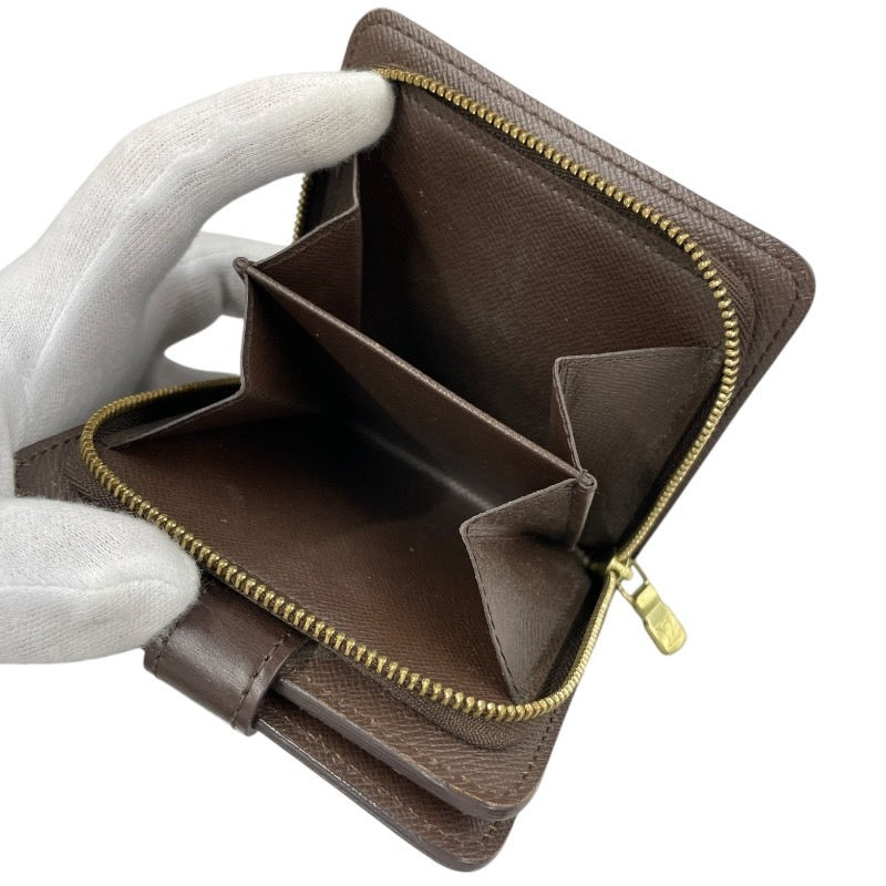 LOUIS VUITTON】ルイ・ヴィトン コンパクト ジップ N61668 二つ折り