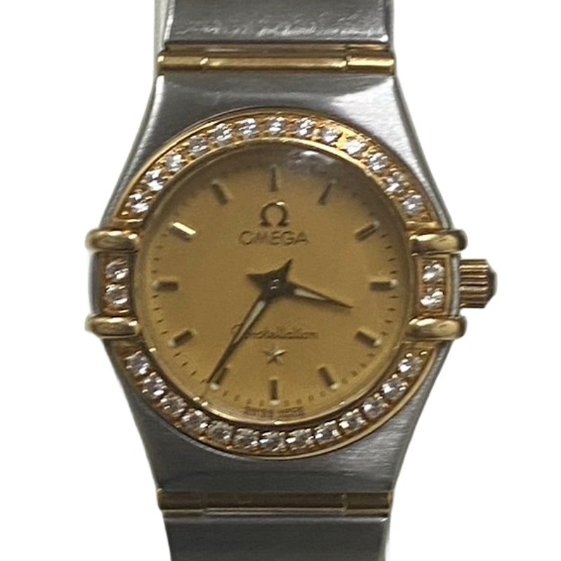 オメガ コンステレーション ダイヤベゼル 6553/865 SS×YG QZ