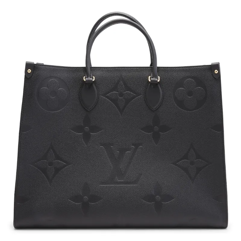 ルイヴィトン オンザゴーGM トート モノグラムアンプラント ブラック