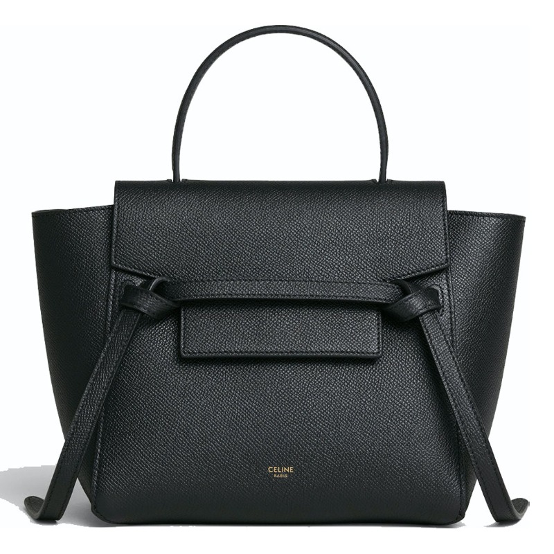 セリーヌ ベルトバッグ ナノ ブラック 18900｜ブランド買取なら