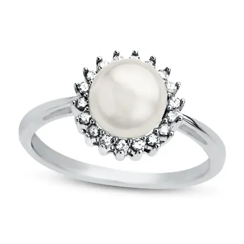 宝石 真珠 指輪 ダイヤモンドリング プラチナ900｜ブランド買取なら