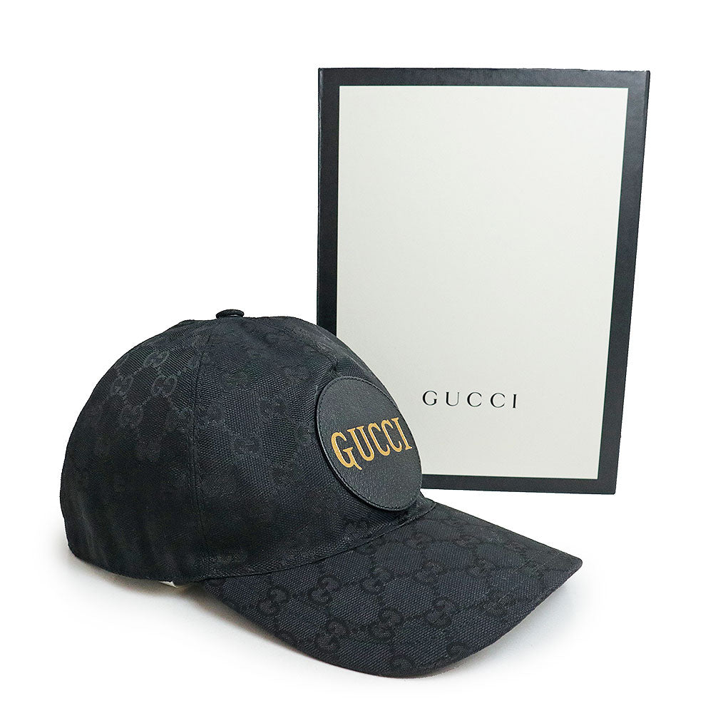 GUCCI GGキャンバスベースボールキャップ Mサイズ58cm