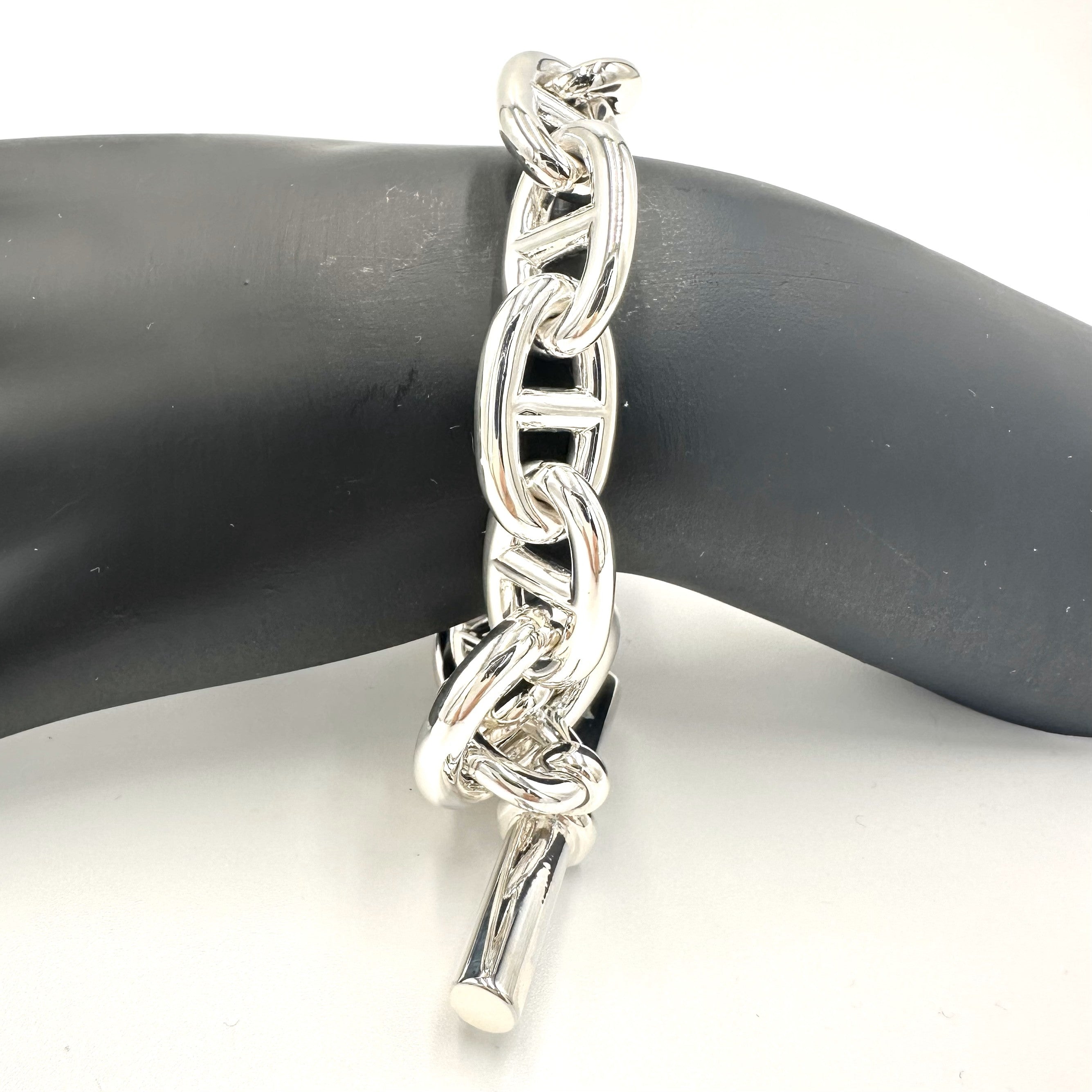 HERMES エルメス シェーヌダンクル ブレスレット TGM12コマ – Brandar