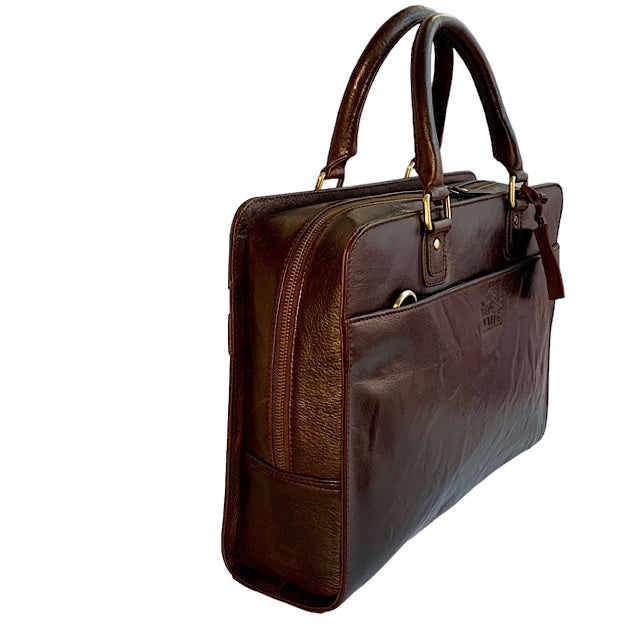 Large ビジネス マホガニーブラウン