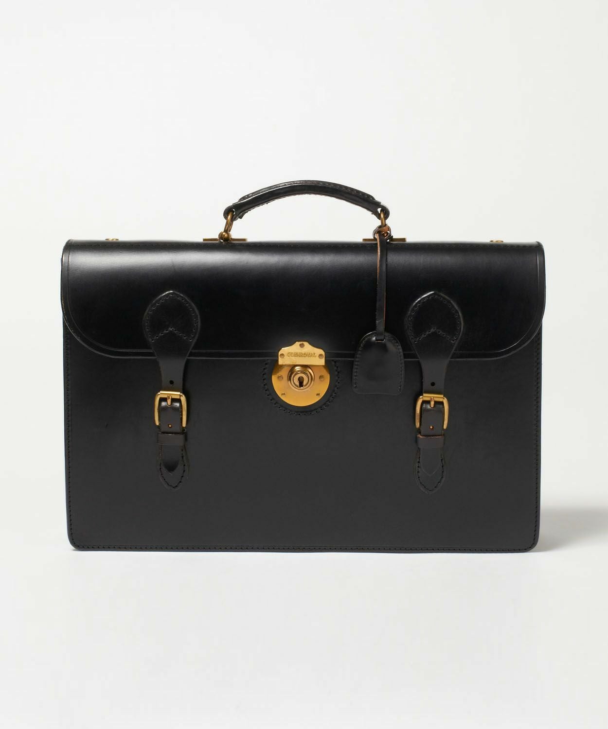 MADE TO ORDER］フラップ付きブリーフケース(2室タイプ) 全2色