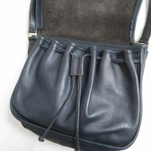 USA製 COACH オールドコーチ フラップタイプ レザー ショルダーバッグ