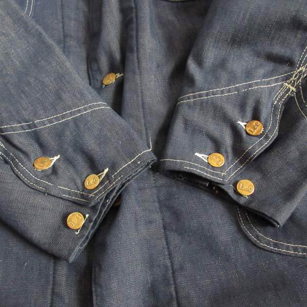 70s USA製 Lee リー 81-LJ デニム カバーオール 濃紺 XL～XXL程度