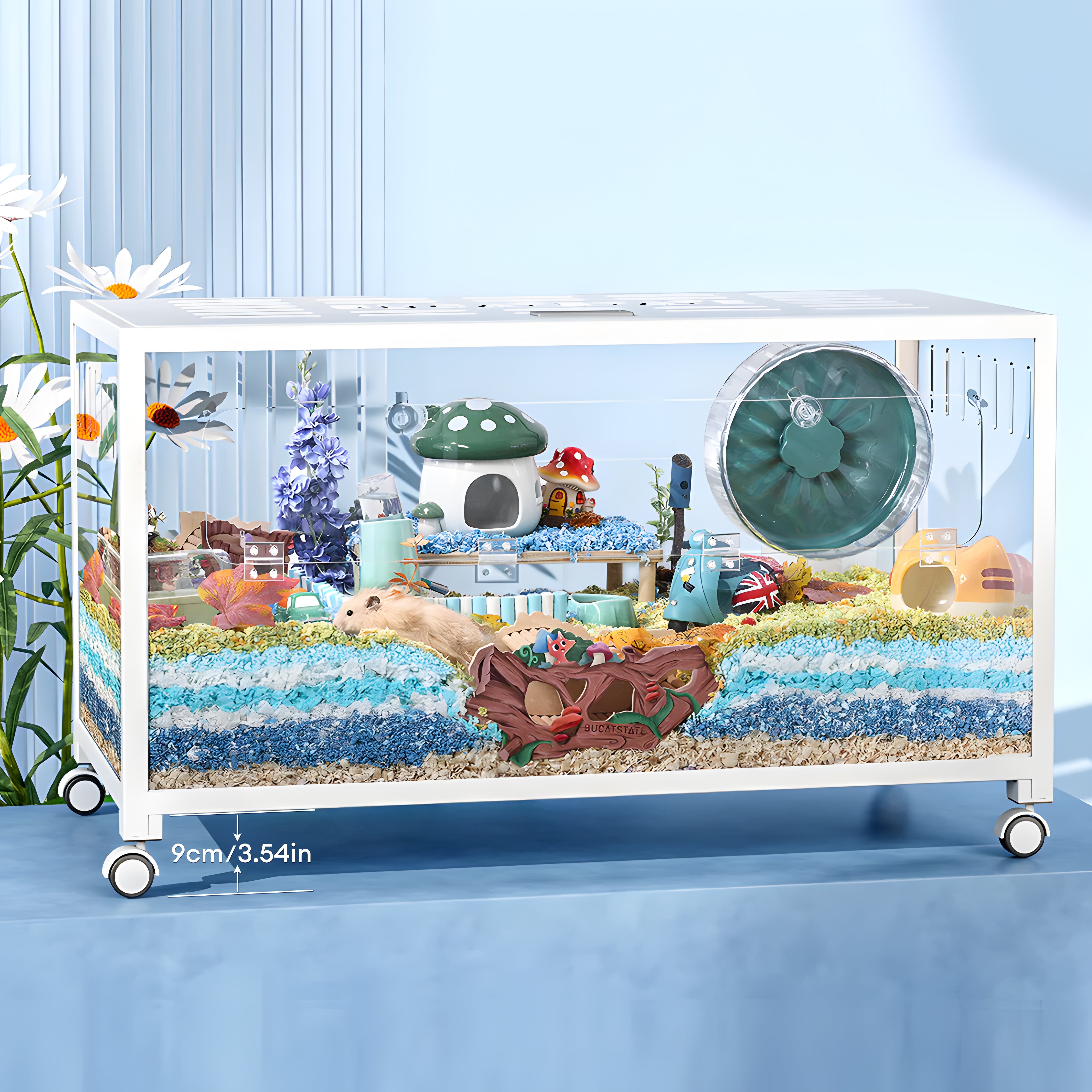 BUCATSTATE Metal Small Animal Cage 2.0