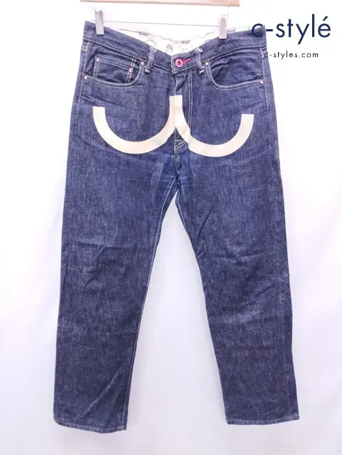 CUNE キューン デニムパンツ 34 インディゴ ジーパン FG15FN10 綿100