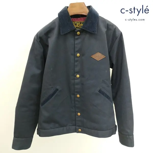 CALEE キャリー 中綿入り ワークジャケット M ネイビー 日本製 MADE IN