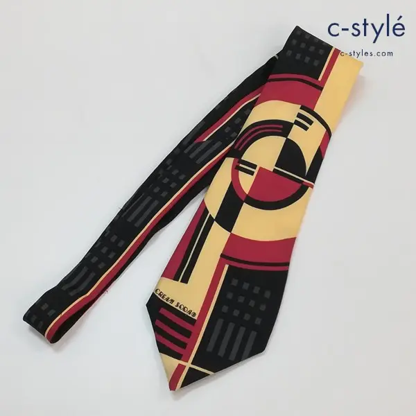 PINK DRAGON ピンクドラゴン CREAM SODA ネクタイ マルチカラー 日本製