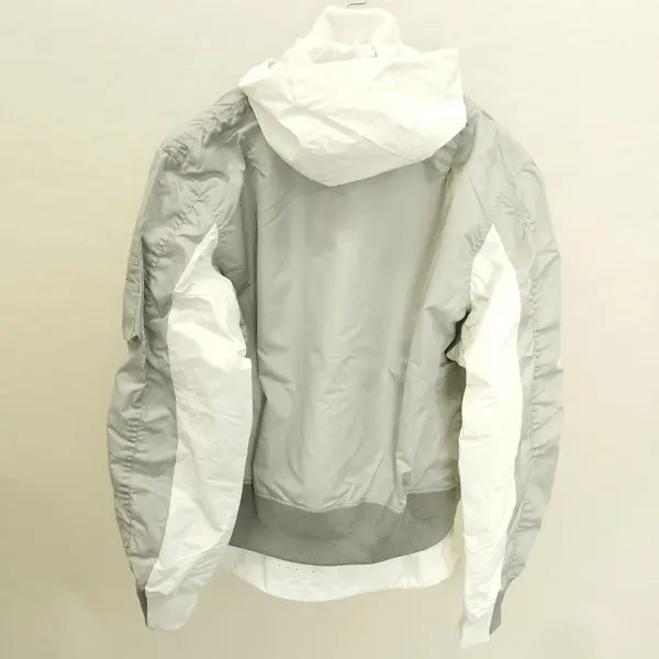 NIKE×Sacai NRG LAYERED JKT S グレー×ホワイト CZ4697-097 レイヤード