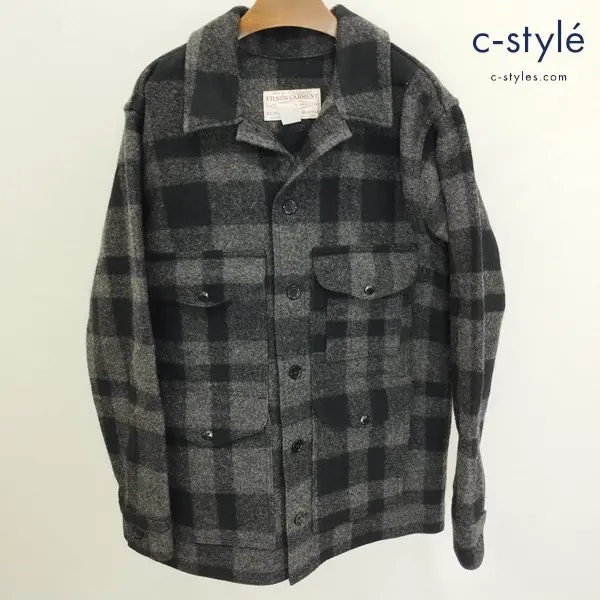 FILSON GARMENT シングルマッキーノ クルーザー ジャケット 42 黒