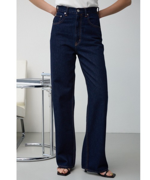 AZUL DENIM ハイウエストワイドデニム（デニムパンツ）｜AZUL BY