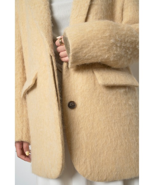 emmi（エミ）の「シャギーテーラードジャケットコート（テーラード