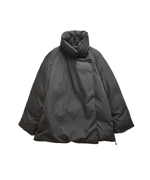 セール】オリジナルコクーンミドルダウンコート / スタンドカラー 襟