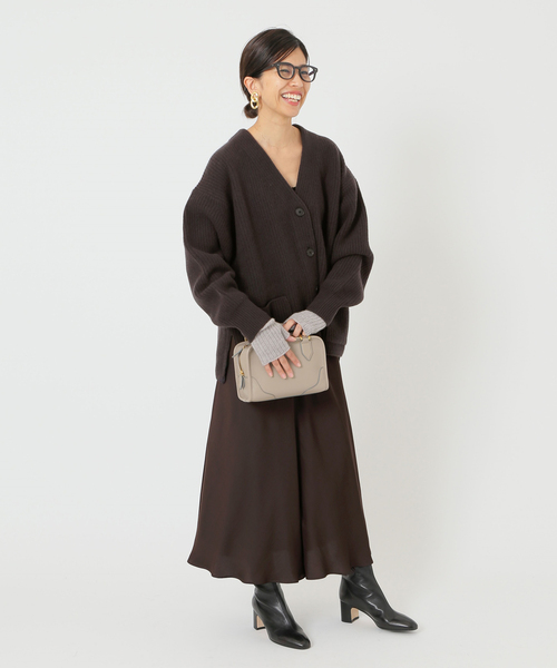 IENA（イエナ）の「AQUA畦ボックスシルエットカーディガン